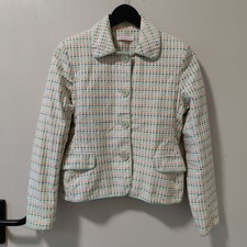 Matthew Williamson Woman's Jacket - Size Uk 10 Eur 38 - White/multicoloured
