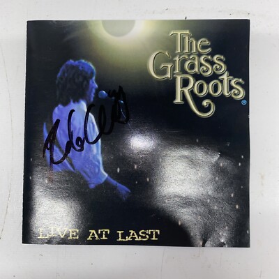 Rob Grill Signed CD Insert, The Grass Roots