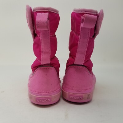 Crocs Lodge Point Kids Youth Girls Snow Boots 204660 Hot