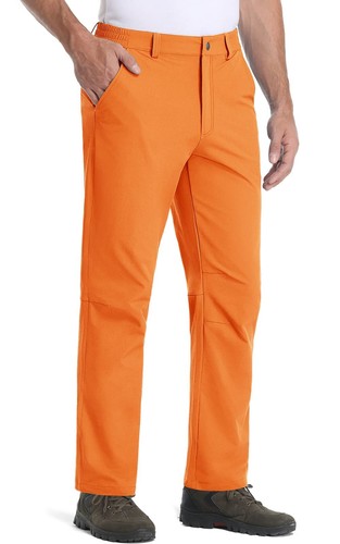 Herren leichte Wanderhose elastische Taille schnell trocknende Freizeit Arbeitshose - Bild 90 von 96