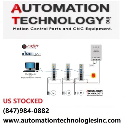 EtherCAT NEMA 34 Motion Control System with Stepper Motor Power Supply CNC Kits
