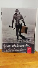 FENDER GUITAR AMPLIFIERS 1996  PRINT AD 11 X 8.5 00295