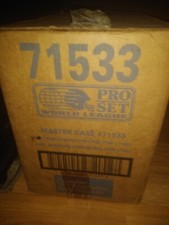 1990 PRO SET World League Football sets 10 BOX CASE each box has 4 sets 40 total