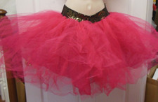 La Bayadere Dance Costume Tutu w/attached trunks Rasberry Large child Sample