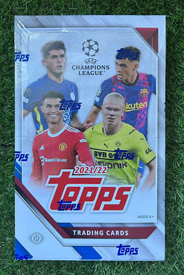 Topps 2021/22 UEFA Champions League Soccer Flagship Hobby Box