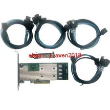 LSI 9305-16i SATA SAS 12Gbs Controller card PCIe 3.0 x8 IT-Mode 4* 8643 SATA US