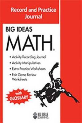 Big Ideas MATH: Common Core Record and Practice Journal Red - Paperback - GOOD