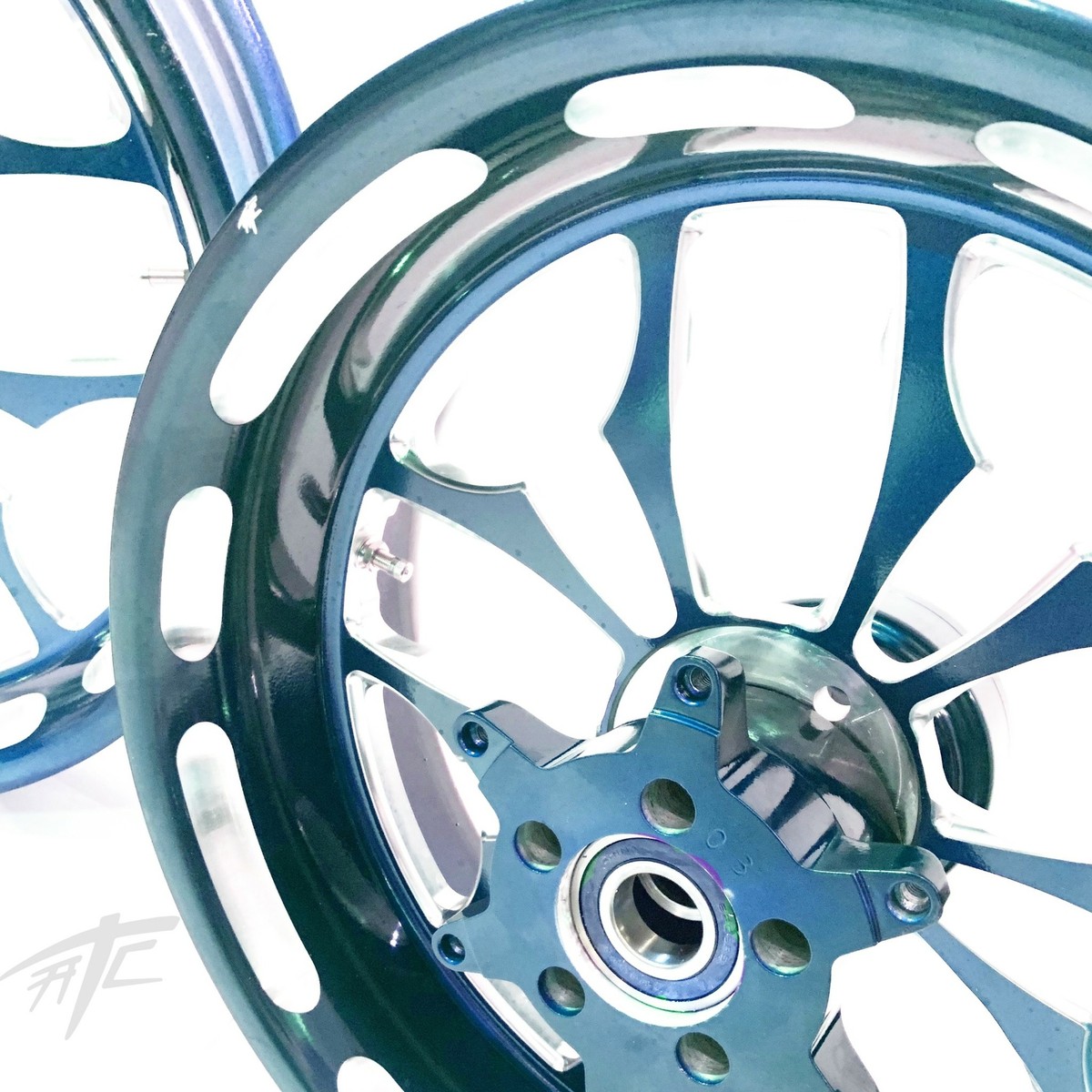 NINJA 330 FAT TIRE PLAYBOY BLUE RECLUSE WHEELS 06-11