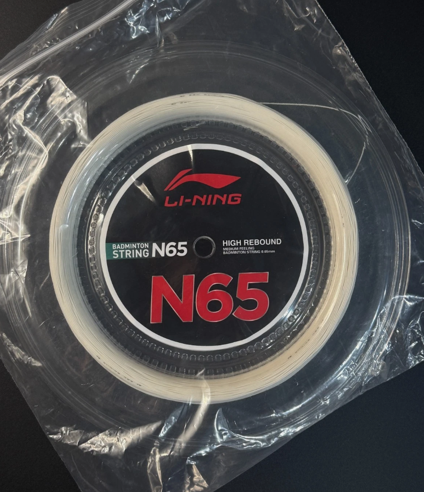 Li-Ning N65 AXJT039 Badminton String Racquet Racket String 0.65mm