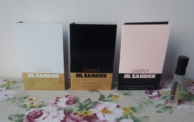Jil Sander Simply EDT, EDP, Poudree Intense 3.Stück Parfum Hochwertig RAR