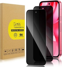 2PCS Privacy Screen Protector for Google Pixel 9A Anti Spy Tempered Glass 9H