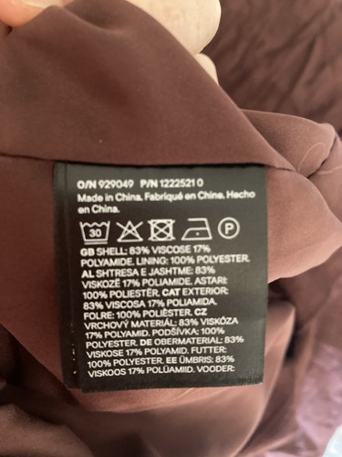 H&M plum dress, brand new, size XL - Picture 7 of 7