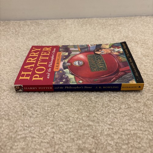 Harry Potter Philosopher's Stone Rowling Bloomsbury 1st Ed 5th Print PB Book - Picture 3 of 12