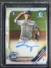 Wolf, Josh - 2019 Bowman Chrome Draft - Autograph