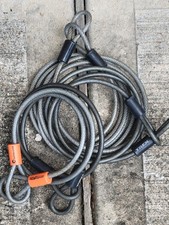 Duty Security Cable, Sealed Looped Ends Two 4ft , 6ft, and 15ft.