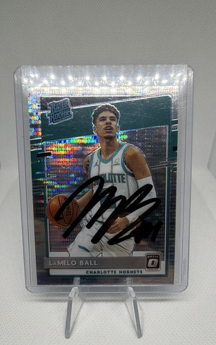LaMelo Ball [Autograph Pulsar] #153 2020 Panini Donruss Optic card