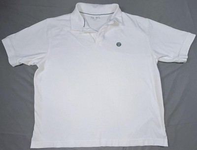 Wimbledon Polo Shirt Mens XL White Tennis Cotton Pique All England Club