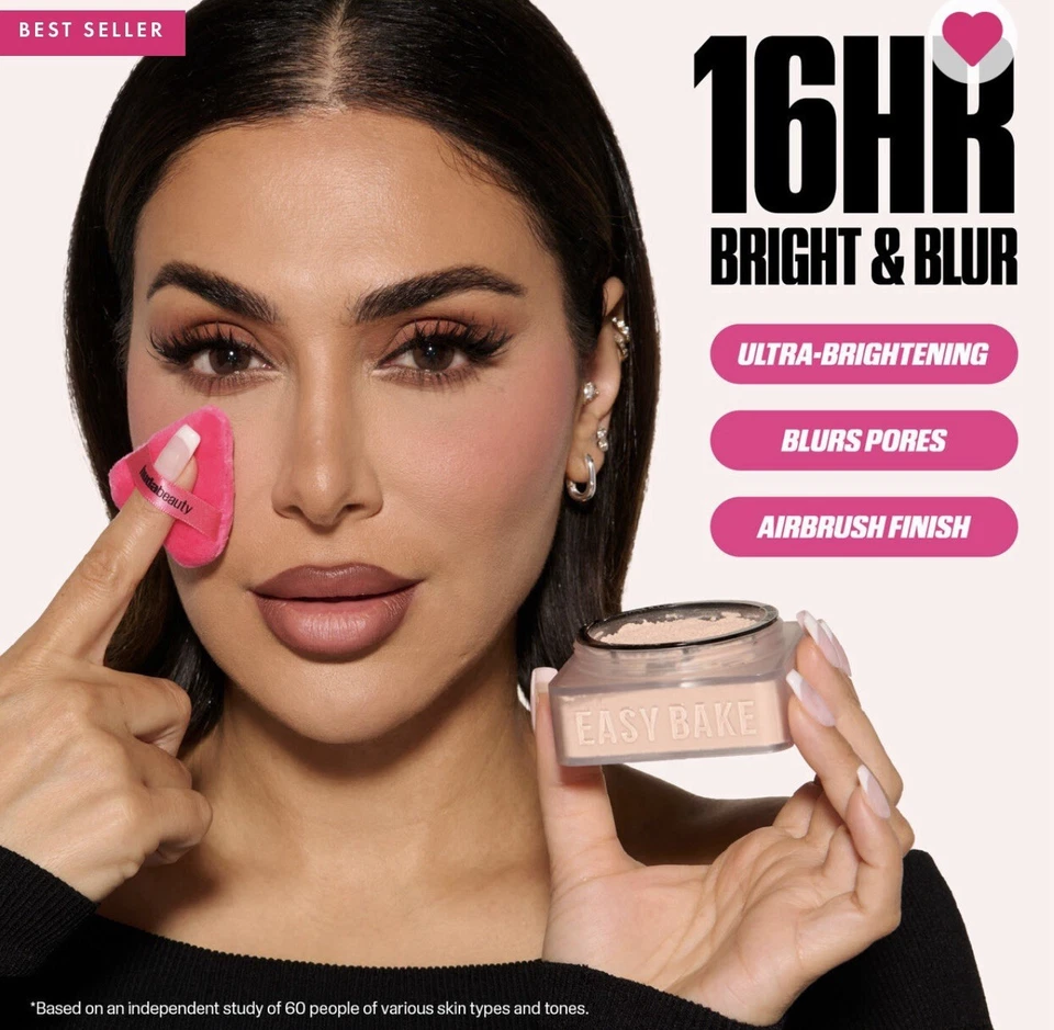 *NEW* Huda Beauty Easy Bake Loose Baking & Setting Powder 20g Full Size RRP£34 - Image 3 of 4