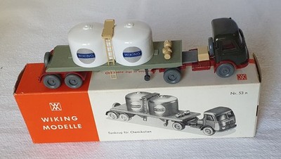 Wiking Modelle Tankzug für Chemikalien Nr. 53 n  Originalkarton H0 1:87