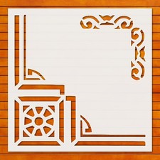 Floral Boho Mandala Stencil Template for Wall Art  DIY Crafts - StencilAir