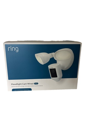 #ad #ad New Ring Floodlight Cam Wired Pro White $125.00