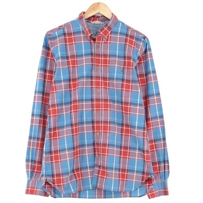 NN07 No Nationality Check Shirt Long Sleeve Men Xe1 Size M