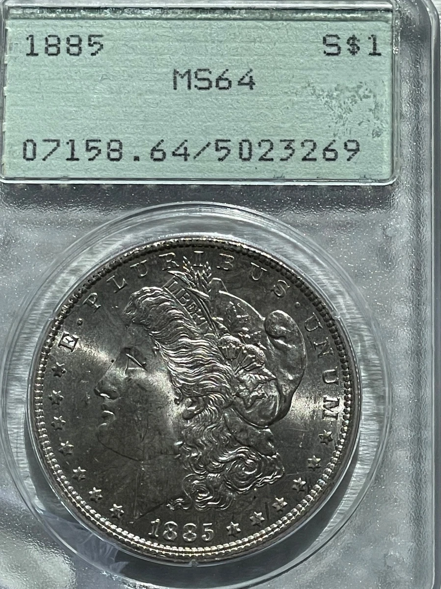 MS 64 Graded 1885 Year Morgan US Dollars (1878-1921) for sale | eBay