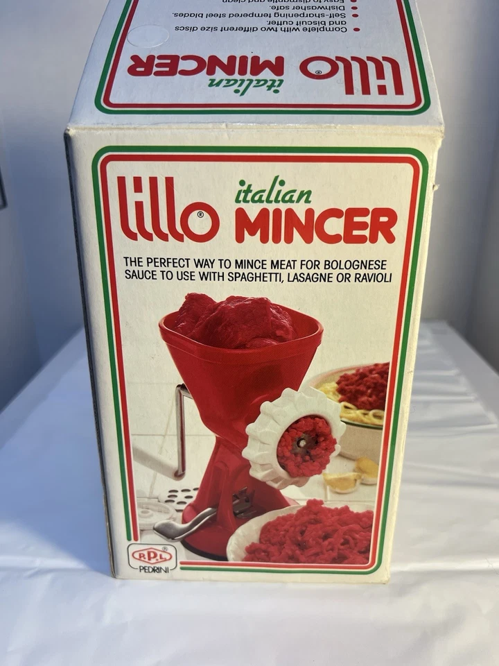Vintage Lillo Italian Mincer Pedrini Meat Grinder Pasta Biscuit Maker- Italy - Image 2 of 3