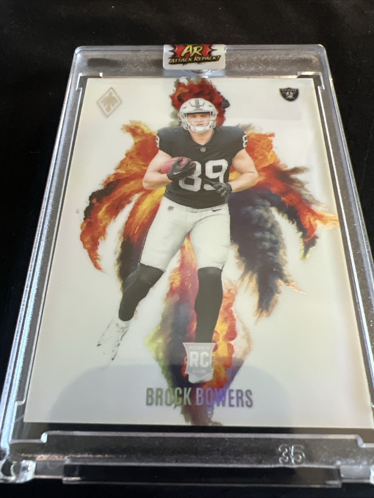2024 Panini Phoenix - Color Blast Brock Bowers #CB-BBS (RC)