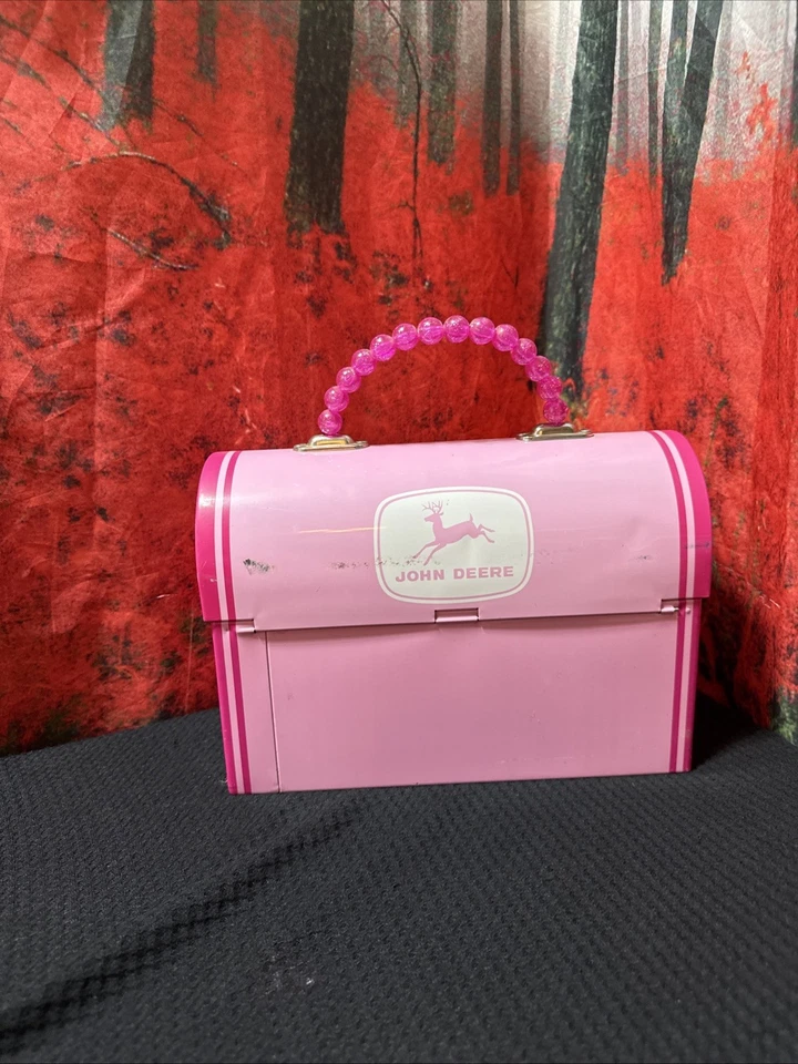 Fiambrera metálica John Deere Girl vintage Foto 3 de 4