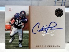 2009 Press Pass CEDRIC PEERMAN Rookie Auto Cincinnati Bengals