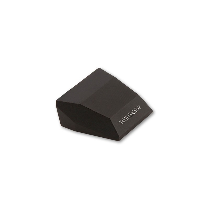 Éclairage de plaque HIGHSIDER Split-S SMD noir pour moto