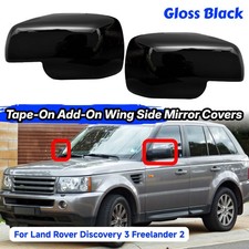 2x Spiegelkappe Außenspiegel Abdeckung für Land Rover Discovery 3 Freelander 2