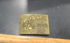 VINTAGE COCA COLA of ATLANTA TRANS-PAN SAN FRANCISCO SOUVENIR BELT BUCKLE