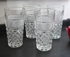 Vintage Anchor Hocking Wexford 16oz Water Tumblers - Set of 4