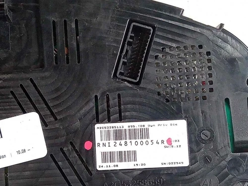 RNI248100054R Cuadro Instrumentos para RENAULT MEGANE III BERLINA 5P 2009 521574 - Imagen 2 de 10