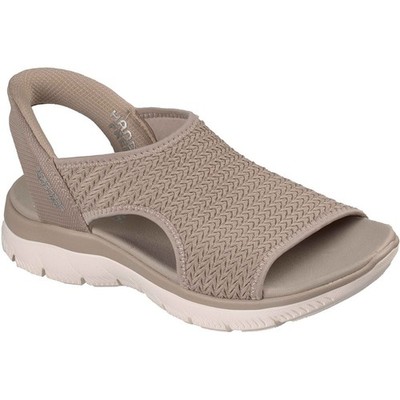Skechers Summits Sweetly Evolved Textil Damen Taupe Standard Sandalen