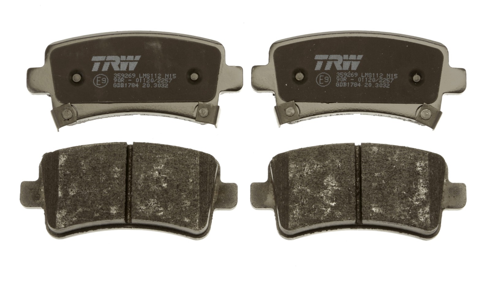 ✅Fits TRW GDB1784 HAM PADS. REAR GR.17,3 KPL WHEEL PLATES 17/18/17,3 ⭐UK Seller⭐