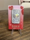 2024 Pamp Love is Precious Heart Holographic 50 Gram Silver Bar - In Assay