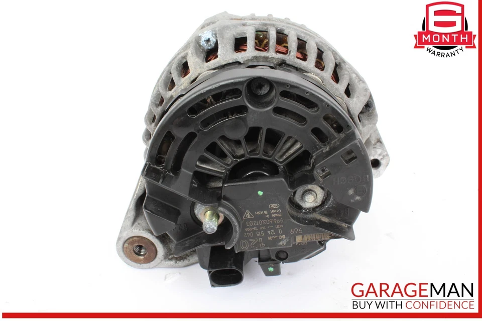 Generador alternador OEM 97-04 Porsche 911 996 Carrera Boxster 986 120 AMP Foto 4 de 4