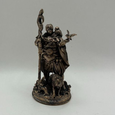 Bronze Fighter Druid / Beastmaster DnD Miniature
