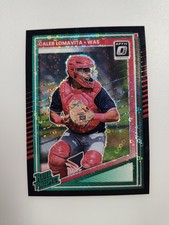 2025 Donruss Optic Rated Prospect Caleb Lomavita 149 Black Circle Prizm 