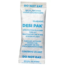 ARMOR SHIELD D1/6UCT Desiccant,Tyvek Bags,PK1200 36LP57