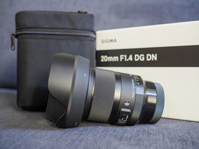 Sigma 20mm F1.4 DG DN ART Weitwinkelobjektiv für den L-Mount - Top Zustand
