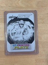 Devin Carter 2025 Leaf Eclectic Football Signature Series 1/1 Printing Plate