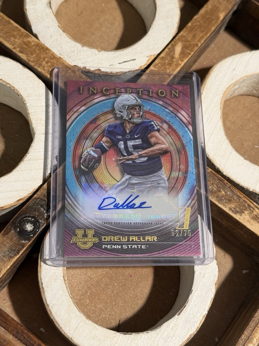 2022-23 Bowman Inception University - Drew Allar #79 Fuchsia