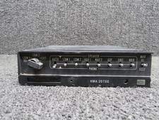 066-1024-12 King Radio KMA-20 Audio Selector Panel with Tray (14 or 28V) (Core)