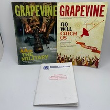 AA Grapevine Alcoholics Anonymous Journal Magazine Lot Military & NA Pamphlet