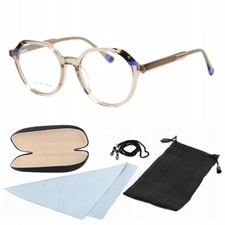 Montatura occhiali da vista bordo completo lenti trasparenti ovali