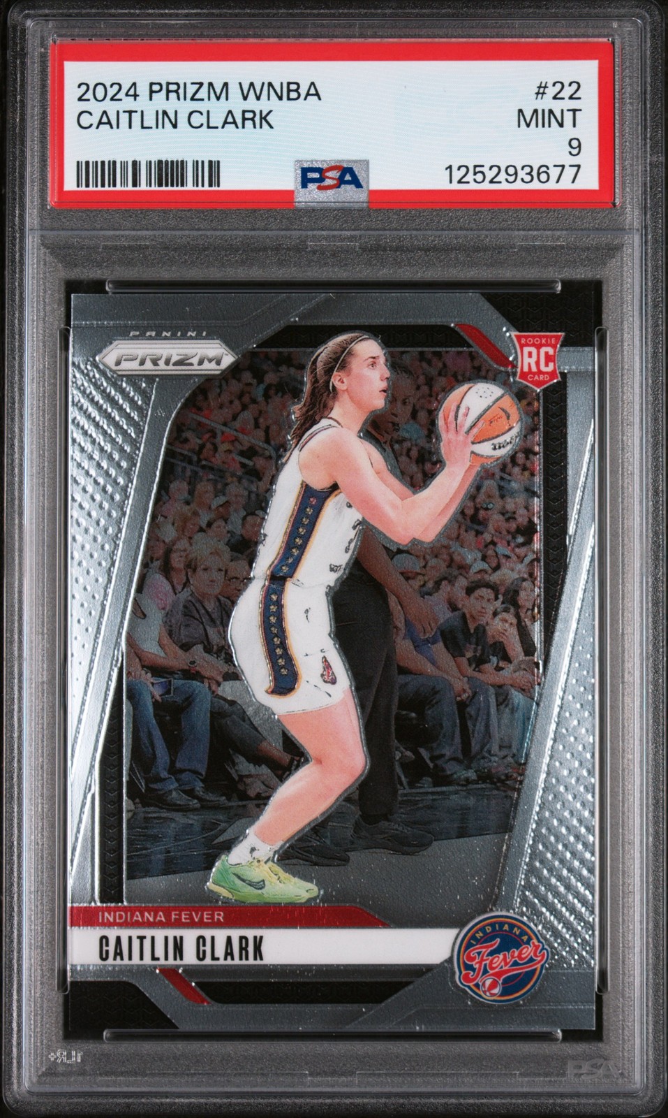 2024 PANINI PRIZM WNBA #22 CAITLIN CLARK PSA 9